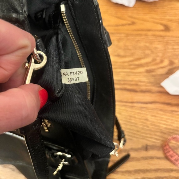 Coach Mini Crosby Carryall Handbag Black Leather Logo 33537 - Picture 16 of 16